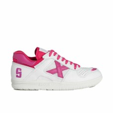 Zapatillas de Fútbol Sala para Adultos Munich Continental 942 Rosa Blanco Unisex