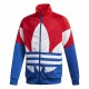 Children's Sports Jacket Adidas Big Trefoil Red