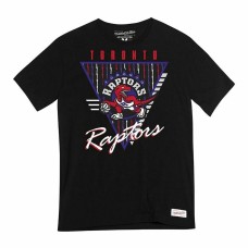 Camiseta de Manga Corta Hombre Mitchell & Ness NBA Toronto Raptors Negro Hombre