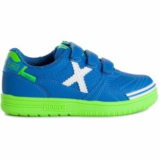 Zapatillas de Fútbol Sala para Adultos Munich G3 Indoor 313  Azul Unisex