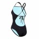 Women’s Bathing Costume Aqua Sphere Essentials Tie Black