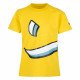 Short Sleeve T-Shirt Nike Swoosh Knockou Yellow