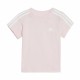 Sports Outfit for Baby Adidas Three Stripes Pink