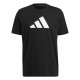 Men’s Short Sleeve T-Shirt Adidas Future Icons Logo Black