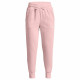 Children's Tracksuit Bottoms Under Armour Rival Fleece Pink