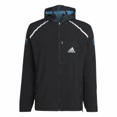 Men's Sports Jacket Adidas Marathon For the Oceans Black