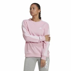 Sudadera sin Capucha Mujer Adidas Studio Lounge 3 bandas Rosa