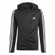 Hooded Sweatshirt for Girls Adidas Designed to Move Black