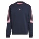 Men’s Sweatshirt without Hood Adidas Future Icons 3 Navy Blue Black