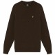 Men’s Sweatshirt without Hood Lyle & Scott V1 Crew Dark brown