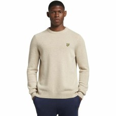 Men’s Sweatshirt without Hood Lyle & Scott V1-Crew Beige