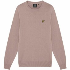 Men’s Sweatshirt without Hood Lyle & Scott V1-Crew Salmon