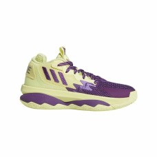 Zapatillas de Baloncesto para Niños Adidas Dame 3 Amarillo