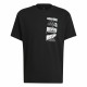 Men’s Short Sleeve T-Shirt Adidas Essentials Brandlove Black