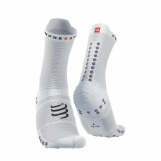 Calcetines Deportivos Compressport Pro Racing Blanco