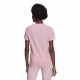 Women’s Short Sleeve T-Shirt Adidas Loungewear Essentials Slim Logo Pink