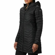 Women's Sports Jacket Columbia Powder Lite With hood Black