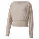 Sudadera sin Capucha Mujer Puma Studio Yogini Lite Salmón