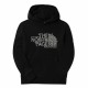 Sudadera con Capucha Unisex The North Face Drew Peak Infantil Negro