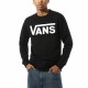 Men’s Sweatshirt without Hood Vans Classic Crew II Black