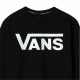 Men’s Sweatshirt without Hood Vans Classic Crew II Black