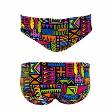 Bañador Hombre Turbo Geo Africa Multicolor Negro