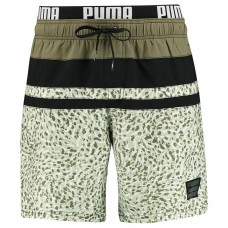 Bañador Hombre Puma Swim Heritage Stripe Caqui