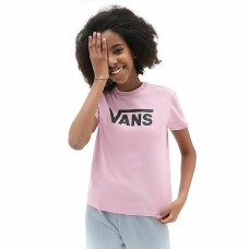 Child's Short Sleeve T-Shirt Vans Flying V Crew Pink