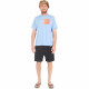 Camiseta de Manga Corta Hombre Hurley Halfer Gradient UPF Azul