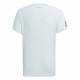 Child's Short Sleeve T-Shirt Adidas Club Tennis 3 bandas White