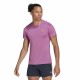 Men’s Short Sleeve T-Shirt Adidas Adizero Speed Dark pink