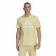 Men’s Short Sleeve T-Shirt Adidas Essentials Big Logo Golden