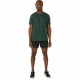 Men’s Short Sleeve T-Shirt Asics Big Logo Dark green