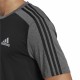 Men’s Short Sleeve T-Shirt Adidas  Essentials Melange Black