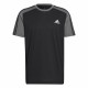 Men’s Short Sleeve T-Shirt Adidas  Essentials Melange Black