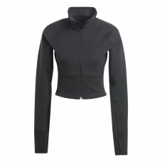 Women's Sports Jacket Adidas Aeroready Studio Black