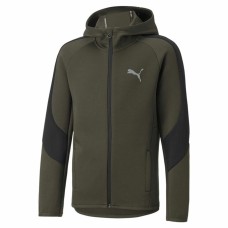 Chaqueta Deportiva para Niños Puma Evostripe Verde oscuro