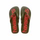 Women's Flip Flops Havaianas Logomania  Olive