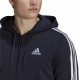 Men's Sports Jacket Adidas Essentials French Terry 3 Dark blue