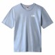 Women’s Short Sleeve T-Shirt The North Face Simple Dome Folk Blue