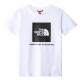 Camiseta de Manga Corta Infantil The North Face Teens Box Blanco