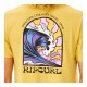 Men’s Short Sleeve T-Shirt Rip Curl Yellow Men