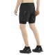 Men's Sports Shorts Salomon Cross Twinskin Black