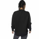 Sudadera sin Capucha Mujer Reebok Supply Crew Negro