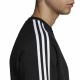 Men’s Sweatshirt without Hood Adidas 3 Stripes Black