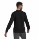 Men’s Sweatshirt without Hood Adidas 3 Stripes Black