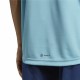 Men’s Short Sleeve T-Shirt Adidas Base Sky blue (L)