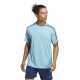 Men’s Short Sleeve T-Shirt Adidas Base Sky blue (L)