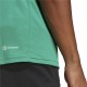 Men’s Short Sleeve T-Shirt Adidas 3 stripes Aquamarine (L)