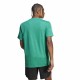 Men’s Short Sleeve T-Shirt Adidas 3 stripes Aquamarine (L)